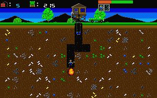 Galactic Miner atari screenshot